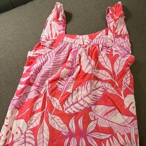 Cat & jacks size 7/8 girls floral tank